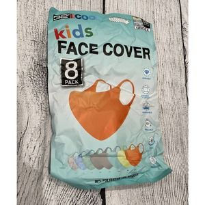 32 Degrees Kid's Face Cover Mask Pack of 8 New Colorful E9